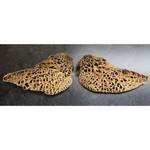 Natural Hen Ringneck Pheasant Wings Left Right Fly Tying Beautiful